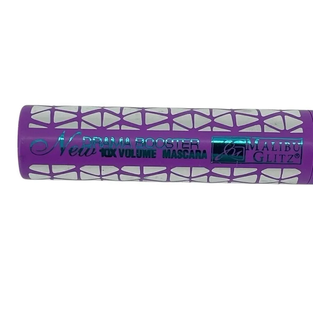 Malibu Glitz Women’s New Drama Booster 10X Volume Black Mascara 0.39oz / 11g